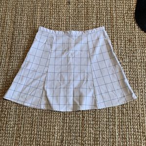 American Apparel grid skirt